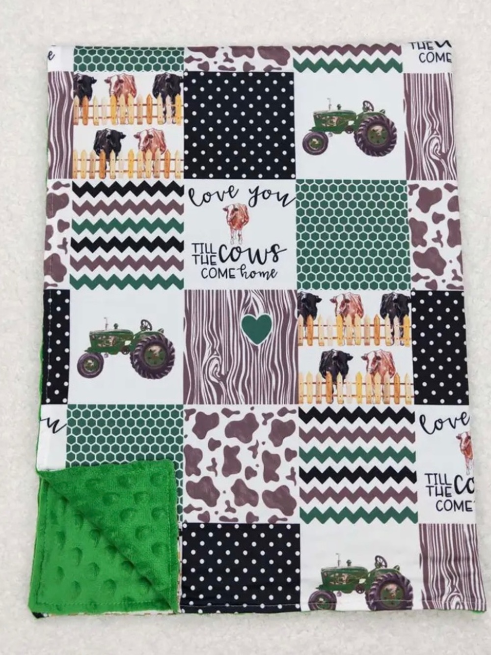 Farm Themed Baby Blanket